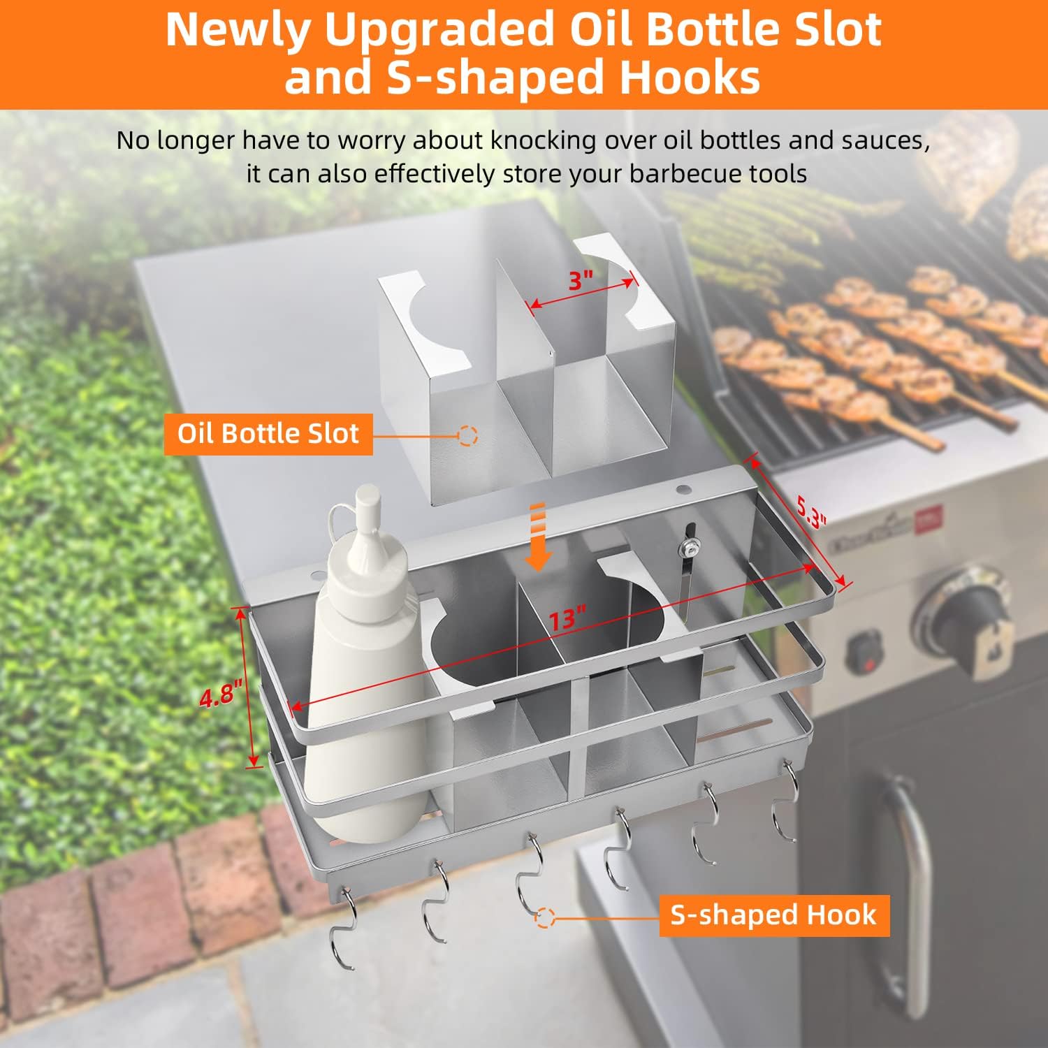 review KGDJS Grill Caddy, Upgraded BBQ Caddy Designed for 28