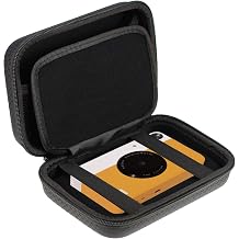 Navitech Black Pocket/Portable/Mobile Printer Carrying Case Compatible with The Kodak Smile Printer Mesh Pocket Compatible with The Cable and Printing Paper