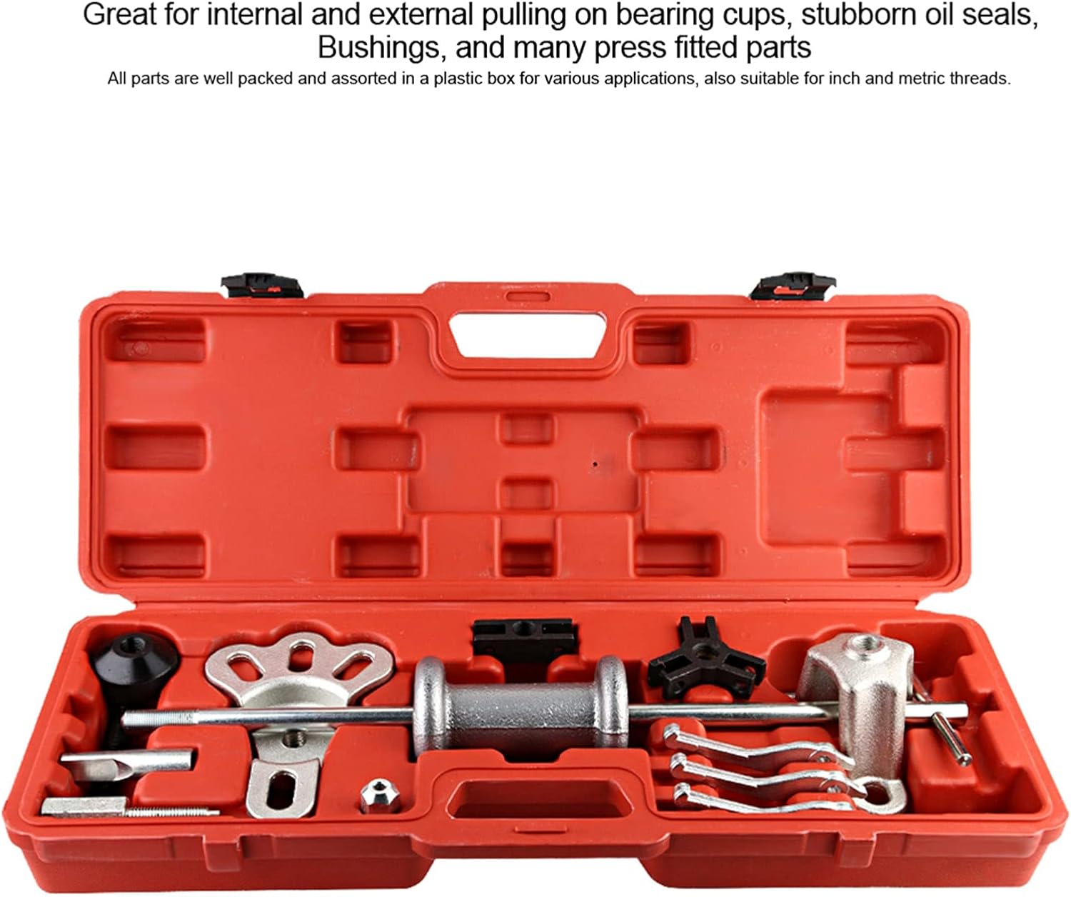 10 Way Universal Slide Hammer Set for Internal & External Pulling in Automotive Repairs