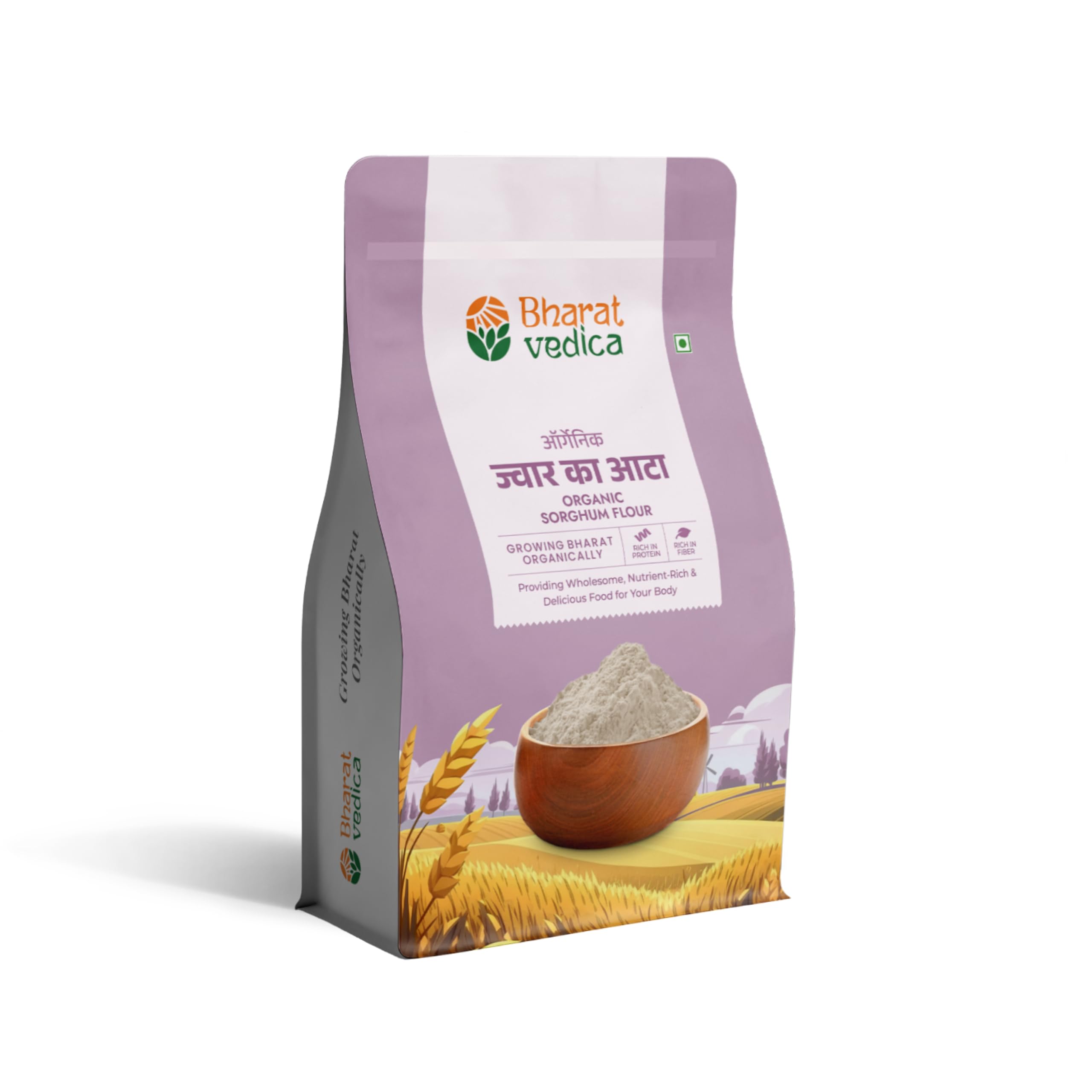 Bharat Vedica Jowar Flour, Organic & Stone Milling Method, Healthy Alternative to Regular Flours, Gluten-free, 1 kg (B0D9WFJ9HV) Amazon Price History, Amazon Price Tracker