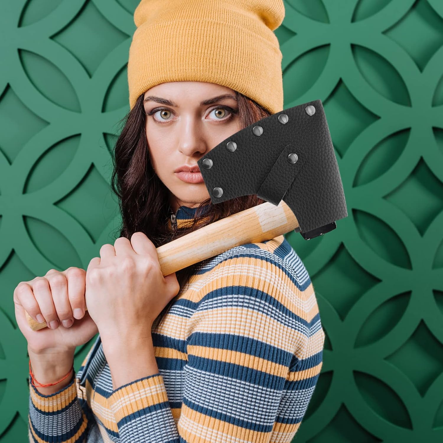 Housoutil 5pcs Hatchet Cover for Outdoor Activities and Lightweight Case for Axe Blade Present for Camping and Hiking Enthusiasts