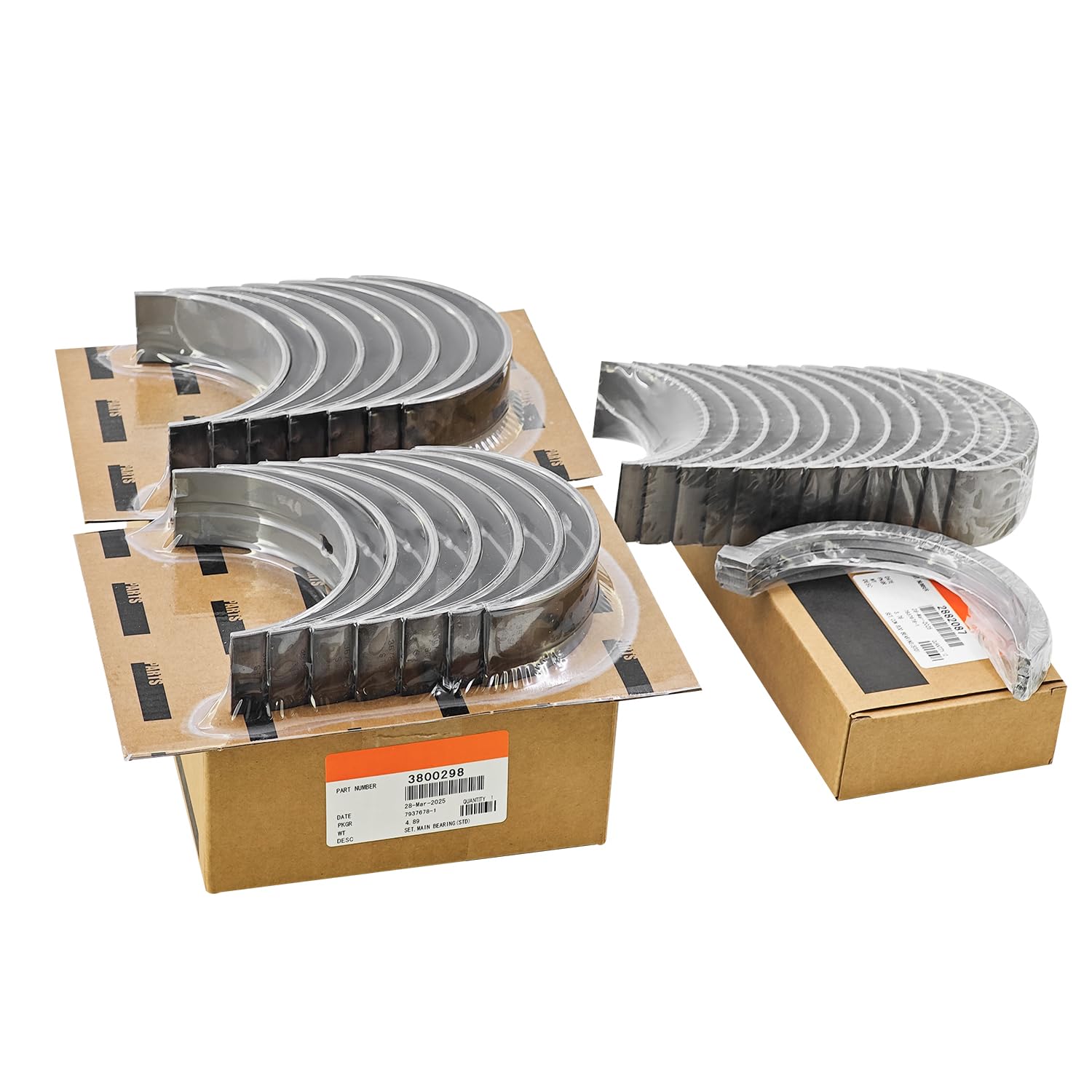 2882087 5406110 Main and Rod Bearing STD Set New for Cummins ISX ISX15 Engines; Replaces 3800298 171980 3678555 3678556 4089405 3686435 3686436 4925971 4925975
