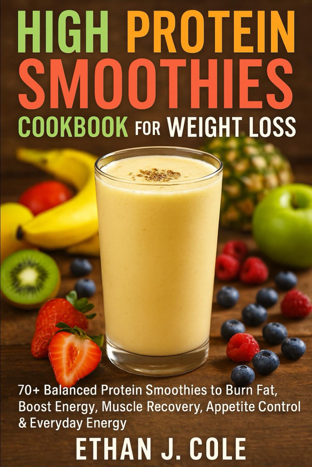 High Protein Smoothies Cookbook for Weight Loss: 70+ Balanced Protein Smoothies to Burn Fat, Boost Energy, Muscle Recovery, Appetite Control & Everyday Energy