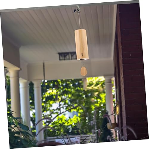 Miniatura 4 de Juego de campanillas de viento japonesas retro hechas a mano con colgantes de madera para decoración interior y exterior, decoración única de