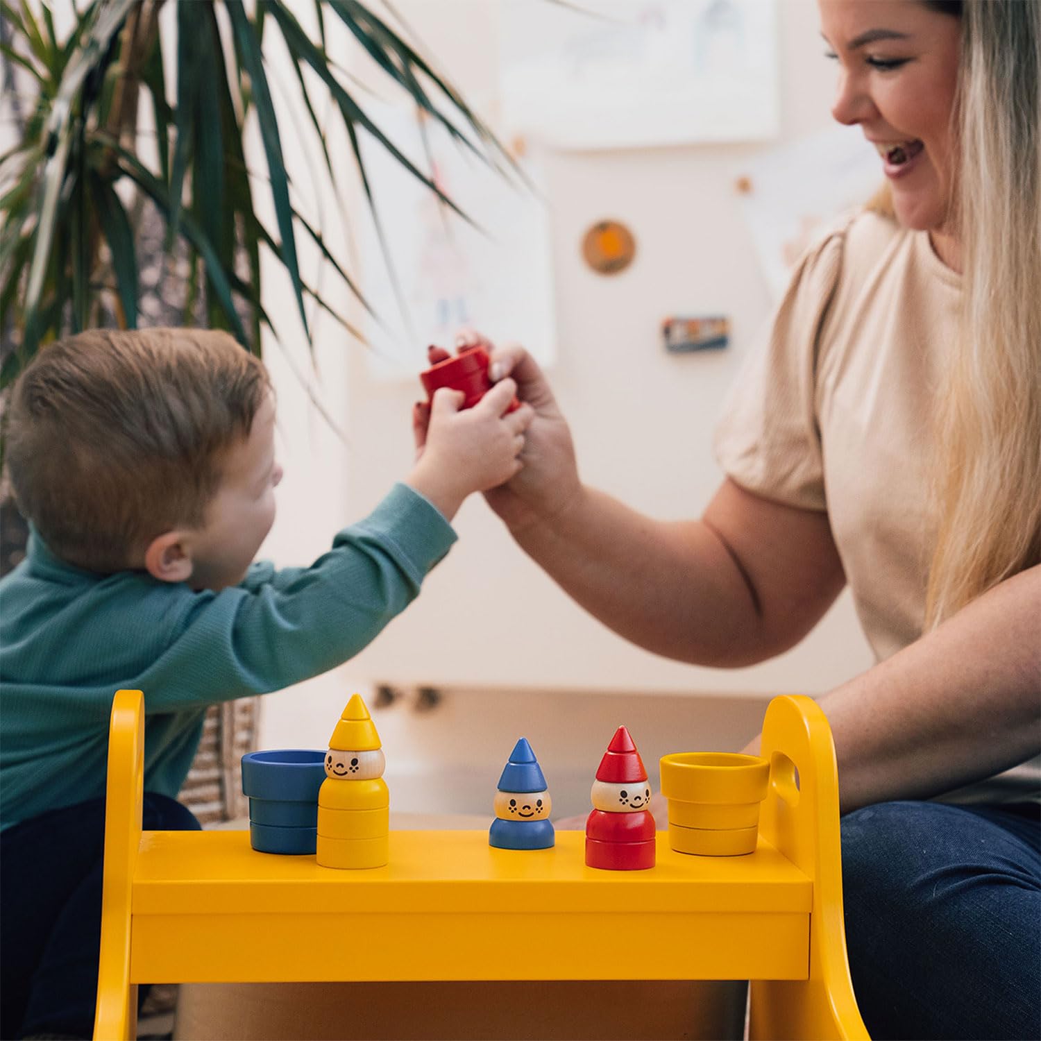 SmartGames - Ogród Krasnali | Gry Edukacyjne 3 Lata Lub Więcej | Puzzle dla dzieci 48 Wyzwań | 1 Gracz