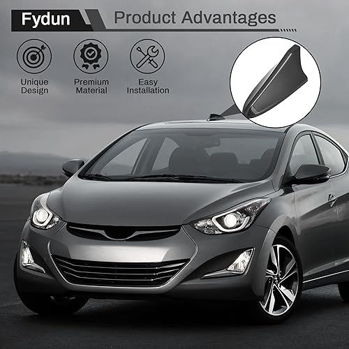 Miniatura 7 de Fydun Cubierta de antena de aleta de tiburón para coche, base aérea de techo 96219 D5000EBQK para Optima 2014‑2020 para Sonata Genesis Sedan Coupé