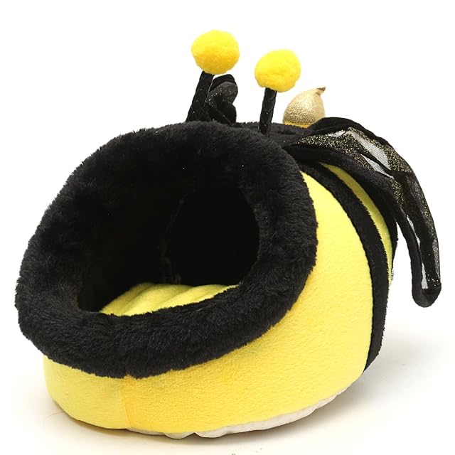 Foto 2 de 4 de Winterworm - Cama de felpa suave para mascotas con almohadilla extraíble para hámster, erizo, cobaya y gato…