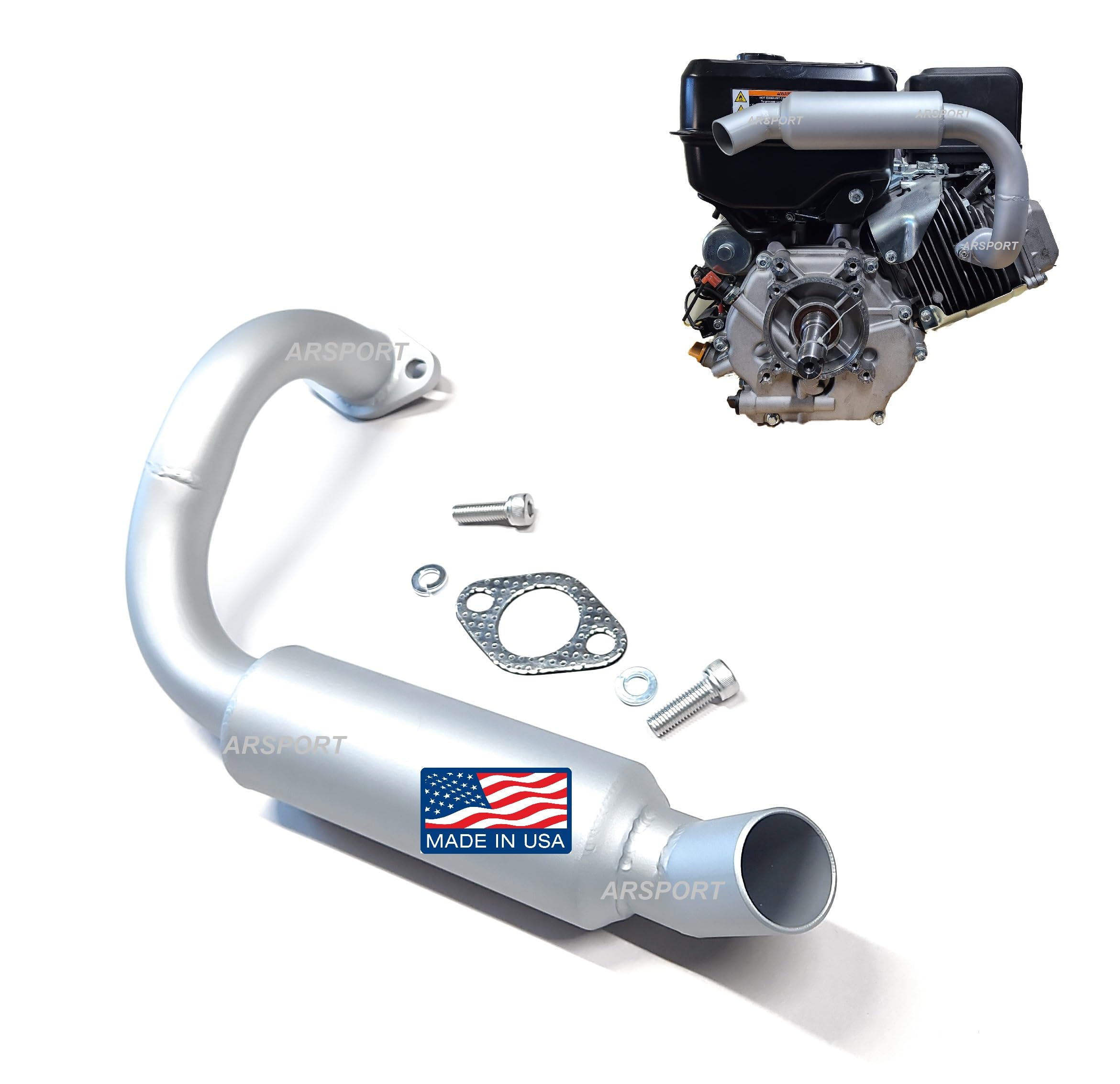 Amazon.com: ARSPORT Exhaust Muffler pipe Compatible with Predator