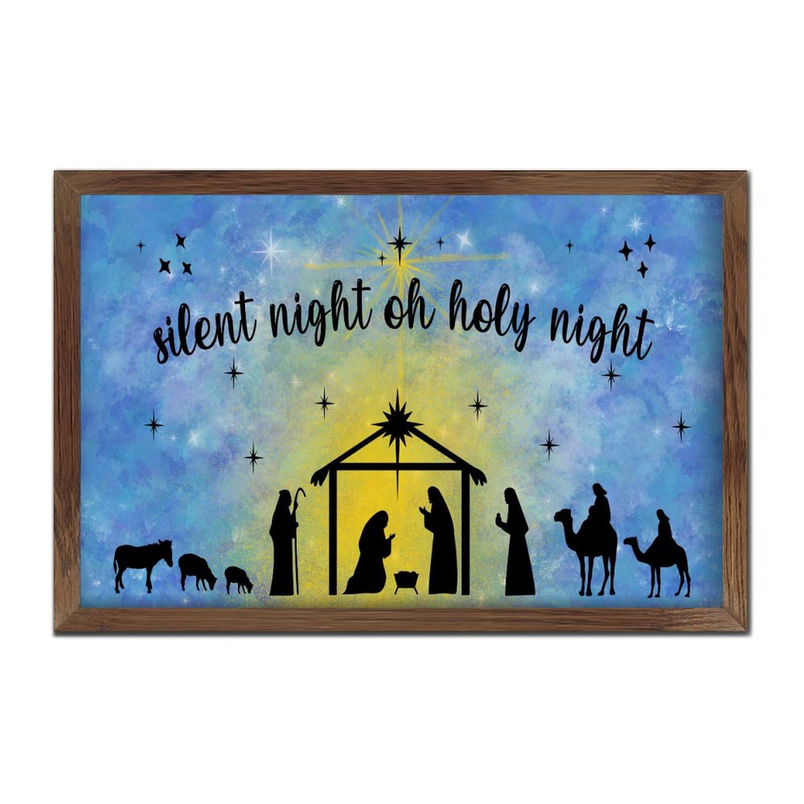 Panneau en bois pour chambre d enfant le cadeau de Noel retro ideal