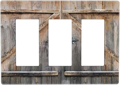 Miniatura 32 de Cubierta de Interruptor de Luz de Palanca de 1 Gang con Estampado de Bosque de Pinos Rústico Campestre, Cabaña Lodge Granero Bosque Forestal de