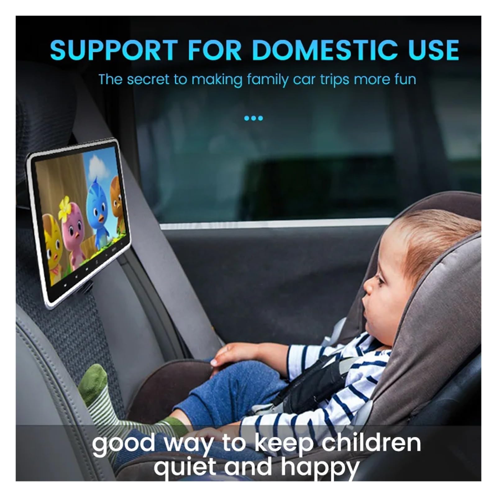 Poggiatesta For Auto Con Monitor 10,1" 1024 * 600 USB/SD/IR/FM TFT LCD For DVD Radio TV Headers Touch Button Giochi MP5