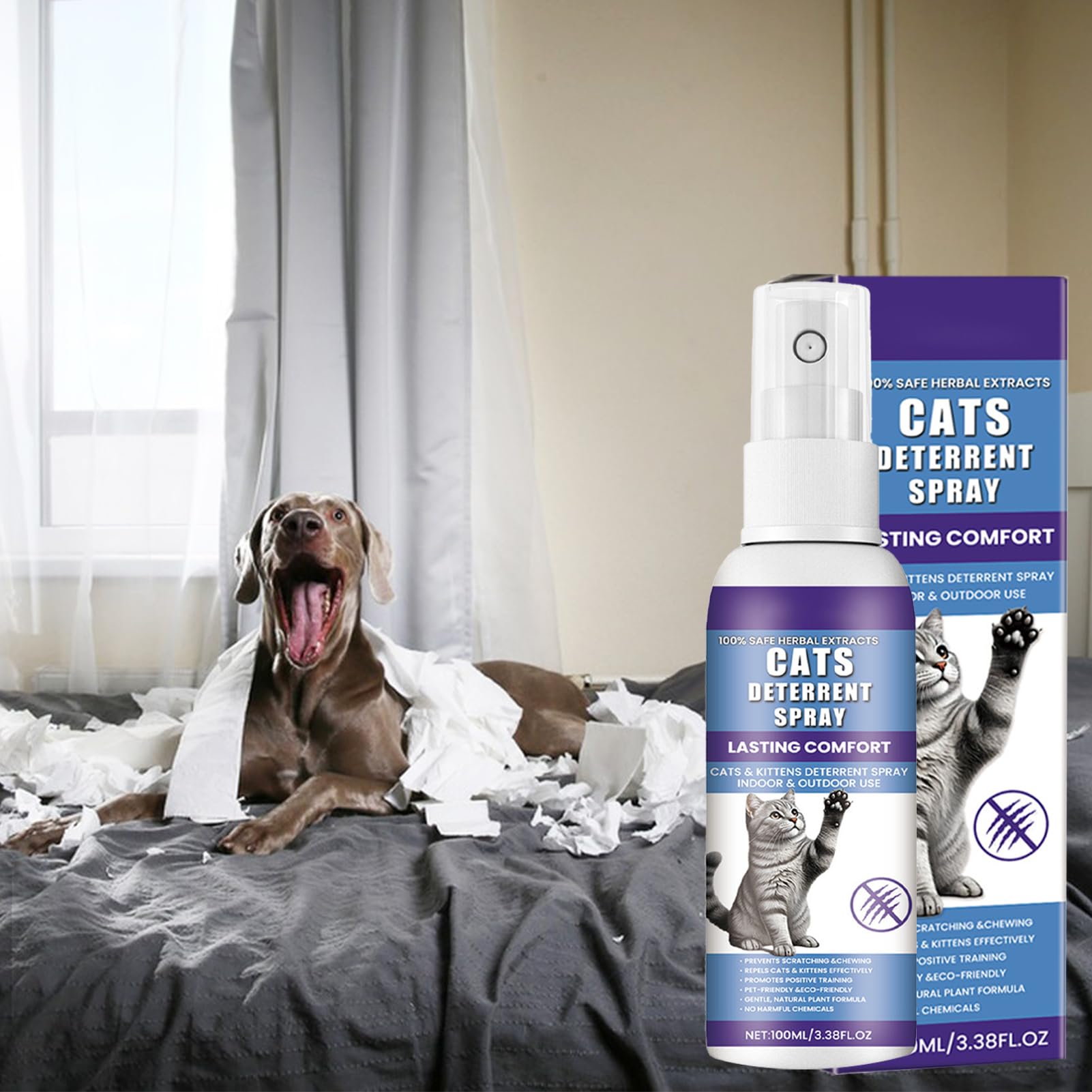 100ml Anti Griffe Chat Canapé