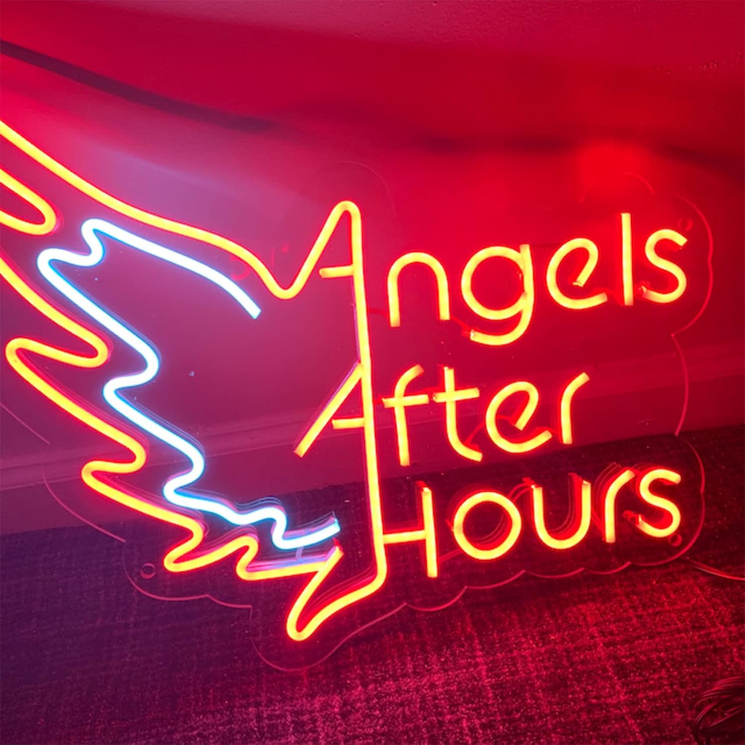Custom Neon Signs,Personalized Large LED Neon Signs for Home Birthday Bar Wedding Party Neon Light Company Logo or Business Signs, Birthday Gift Bedroom Shop Name Neon Lights (3 Line Text)