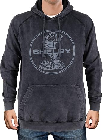 Shelby American Cobra Super Snake Mineral Wash Hoody
