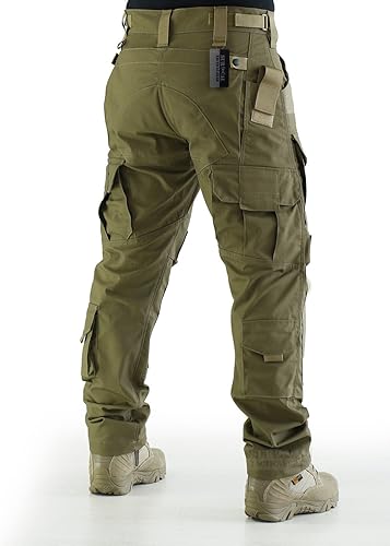 Amazon.com: ZAPT Breathable Ripstop Fabric Pants Military Combat  Multi-Pocket Molle Tactical Pants with EVA Knee Pads (Camo, S) : Clothing,  Shoes \u0026 Jewelry