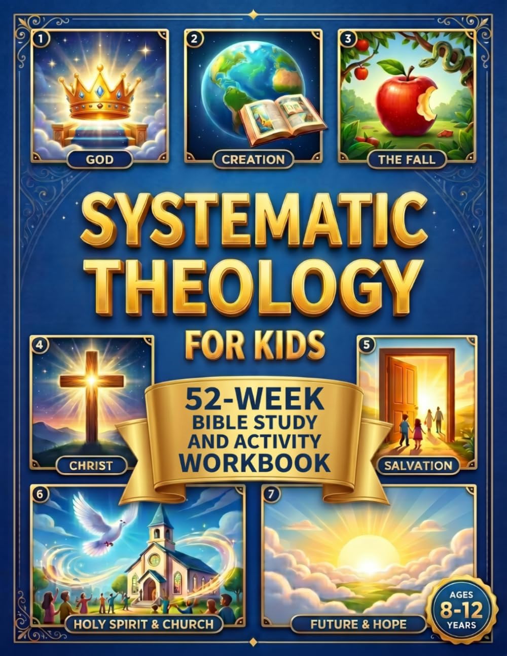 Systematic Theology for Kids: 52-Week Bible Study and Activity Workbook for Kids Ages 8-12. Explores Big Questions, Christian Doctrine, and Biblical Truths to Build an Unshakeable Worldview and Faith