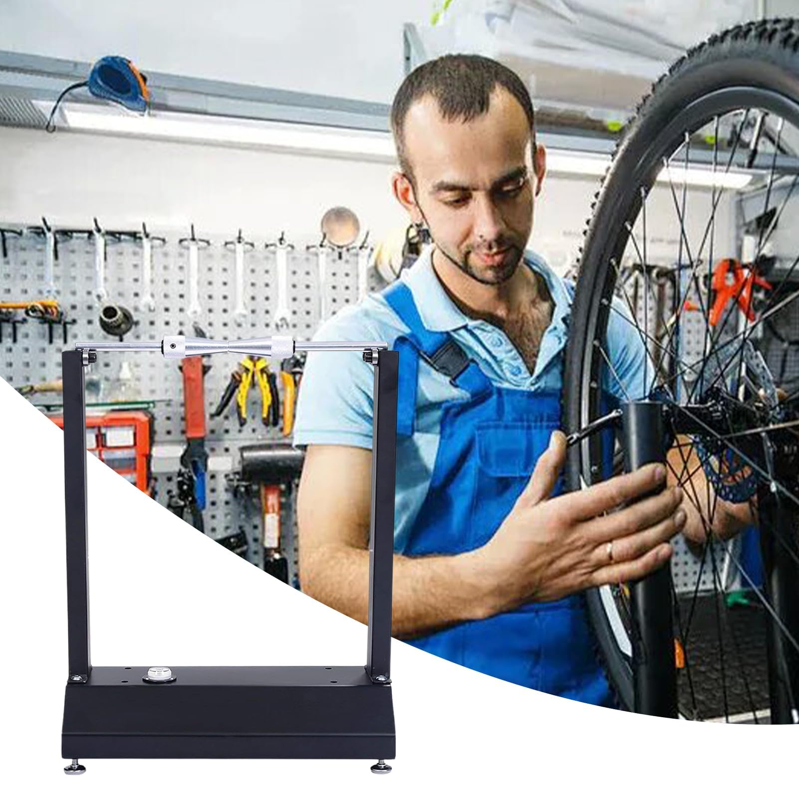 Equilibrador de ruedas de motocicleta, equilibrador de burbujas para ruedas de moto de cross, pernos de centrado ajustables, herramienta esencial de mantenimiento para deportes de potencia, fácil de