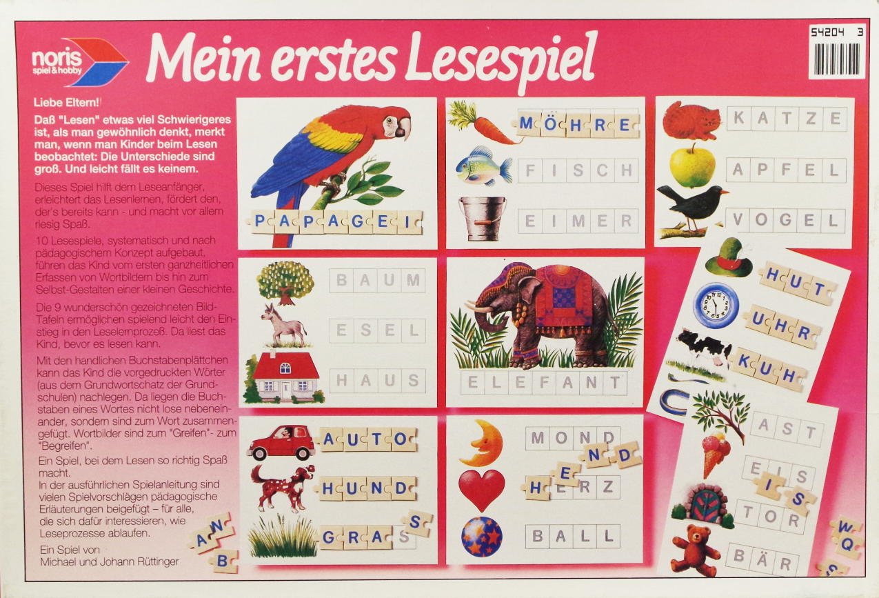 Mein erstes Lesespiel
