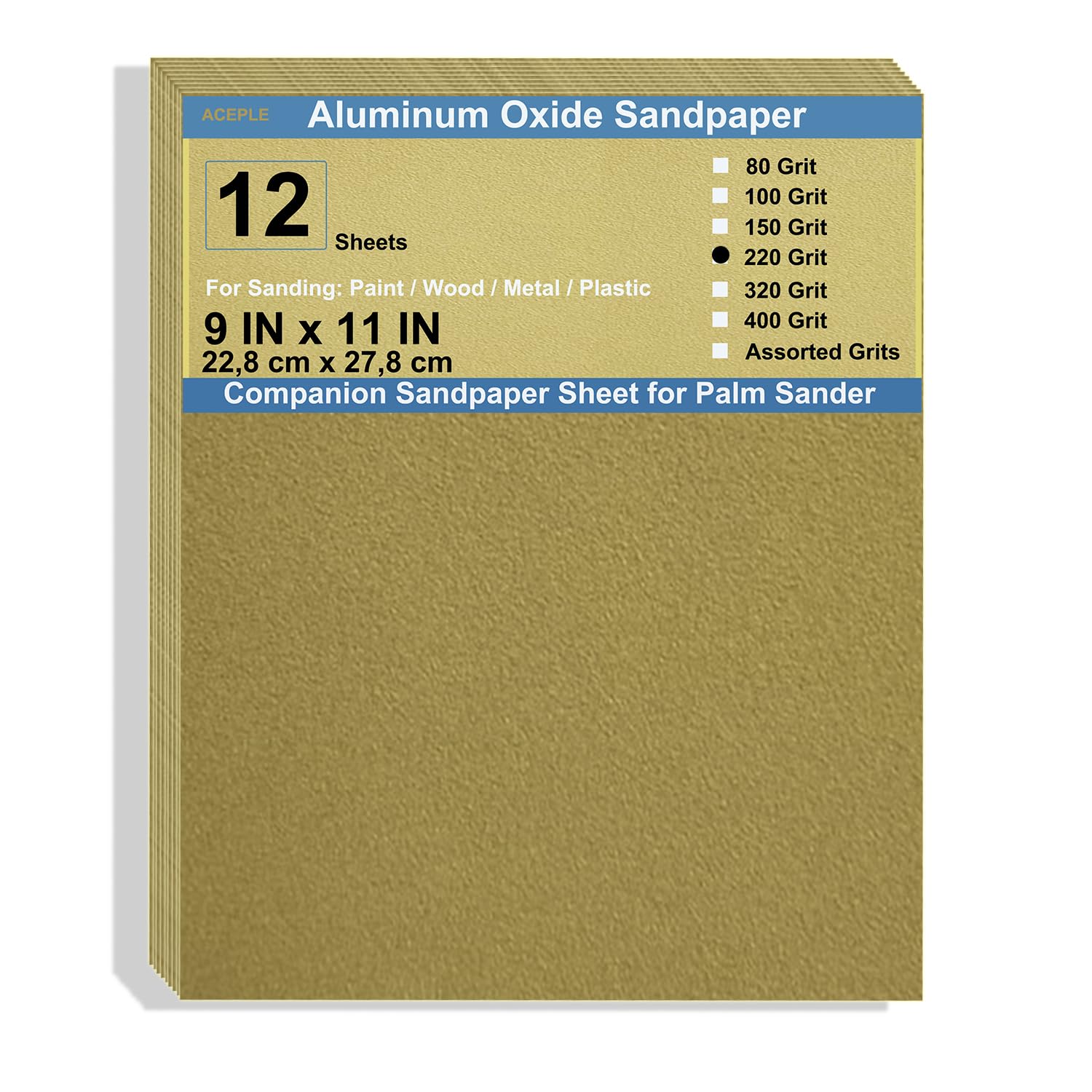 52 Pcs Sandpaper Variety Pack - Wood Metal Wet Dry -9
