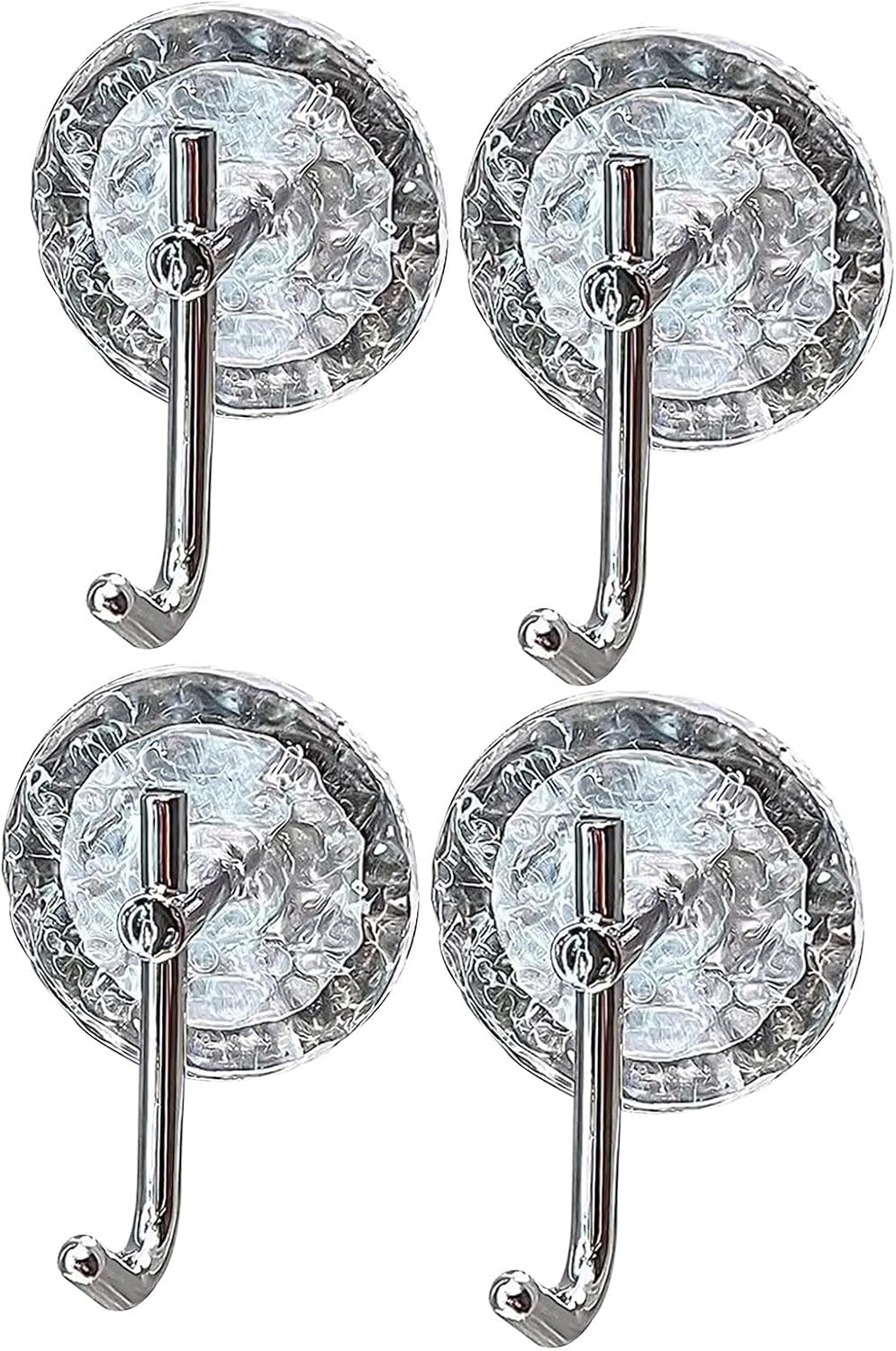 Hair Accessories Organizer Holder, Clear Acrylic Headband Holder, Wall Mounted Hair Accessories Organizer Display Rack Hair Ties Bracelets Scrunchies Storage for Women(4PCS)