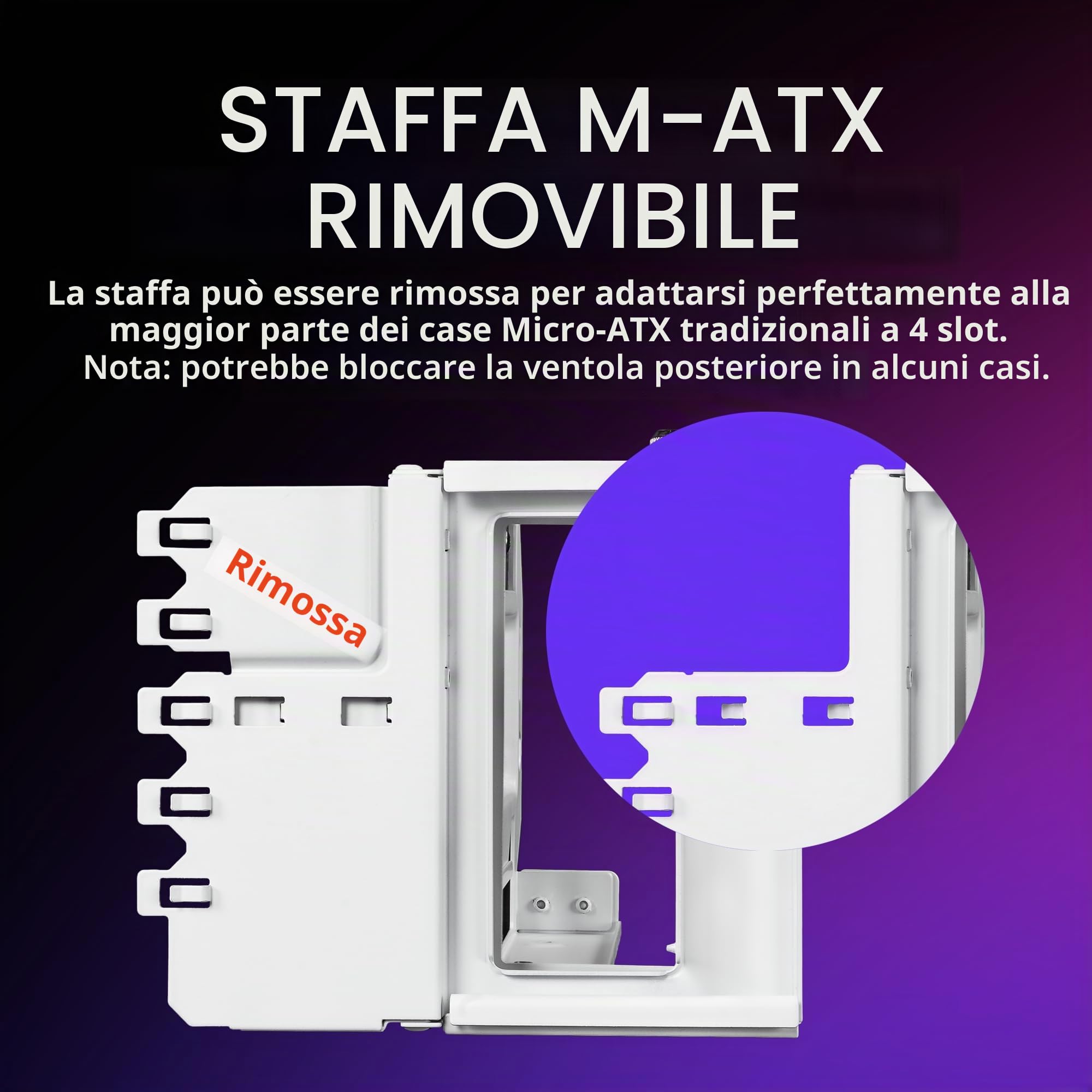Cooler Master Kit Supporto Scheda Grafica Verticale V3 - Bianco