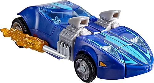 Miniatura 12 de Transformers Colaborative Hot Wheels x Bone Shaker, figura de acción de robot de clase de lujo de 5 pulgadas que se convierte en automóvil, juguetes