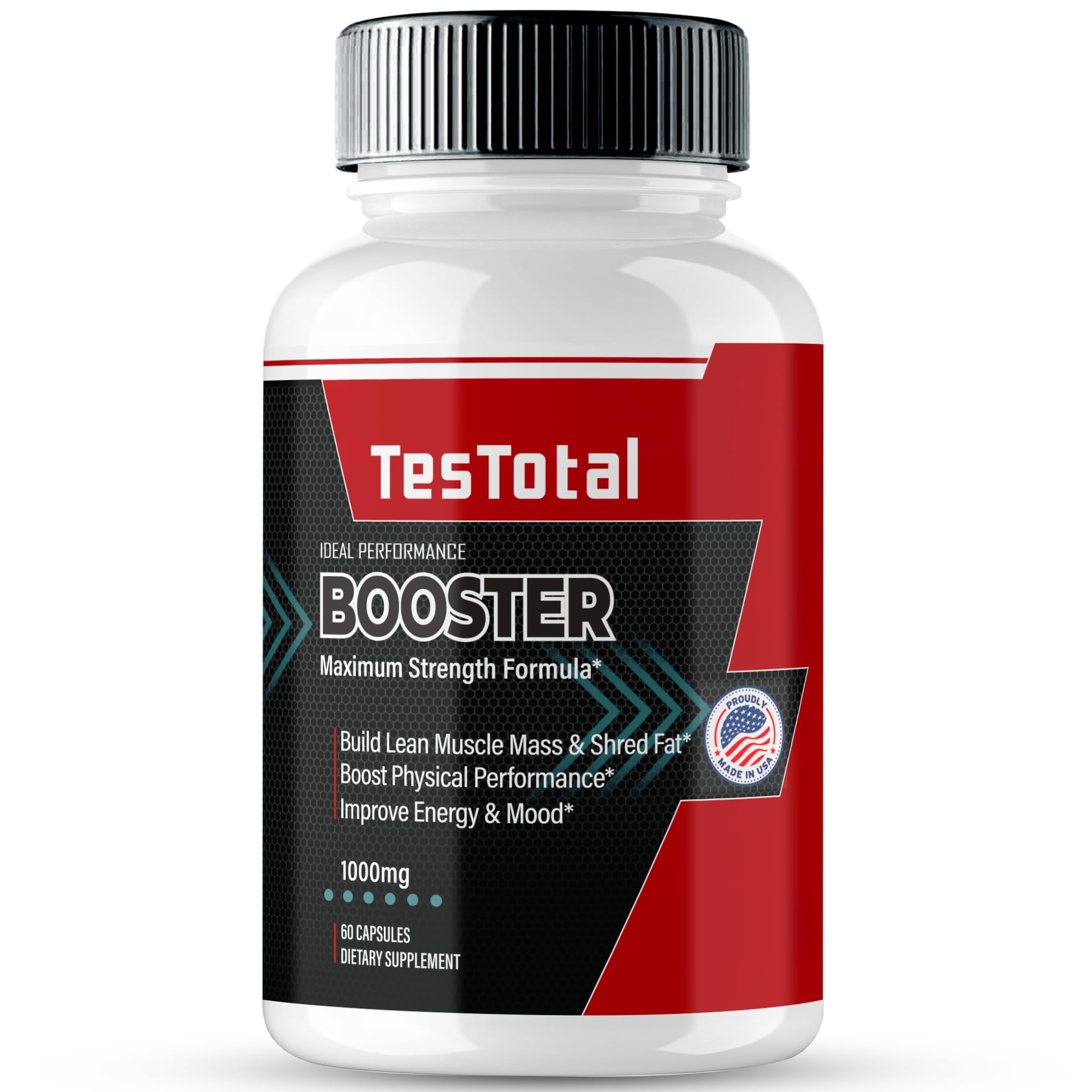 IDEAL PERFORMANCE TES Total Capsules, TesTotal Supplement Pills All Natural Formula - Health and Wellness, TesTotal Reviews (60 Capsules)