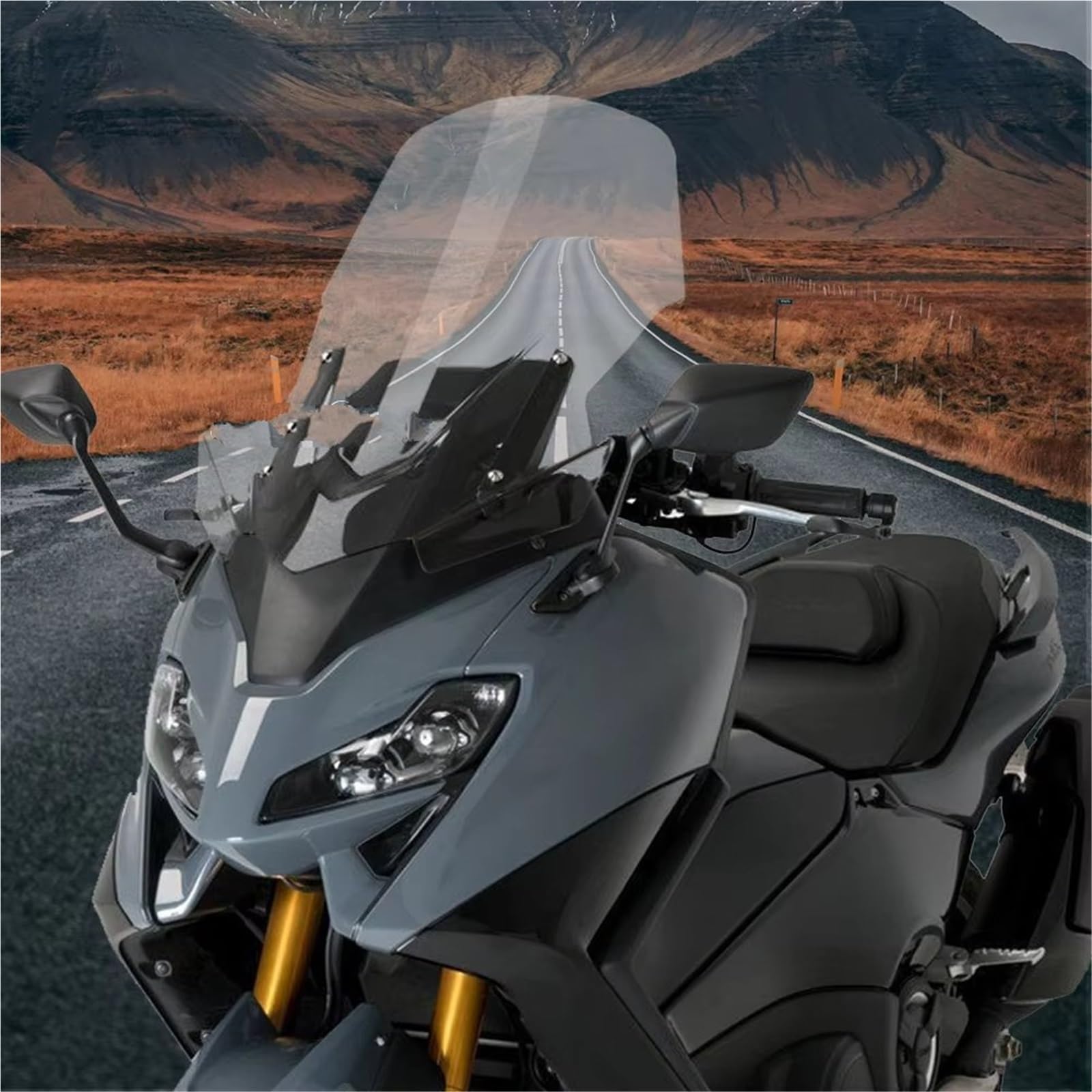 Amazon | TMAX560 2022 2023 2024用オートバイフロントガラスウィンド