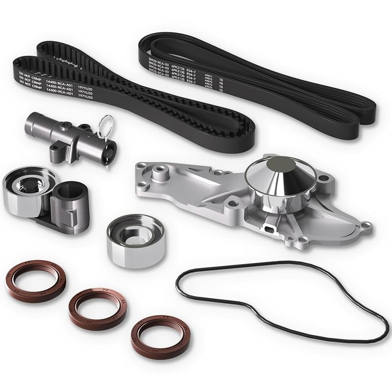 Kit de correia dentada Marsram com bomba d’água para Honda, Acura e Saturn – Conjunto completo