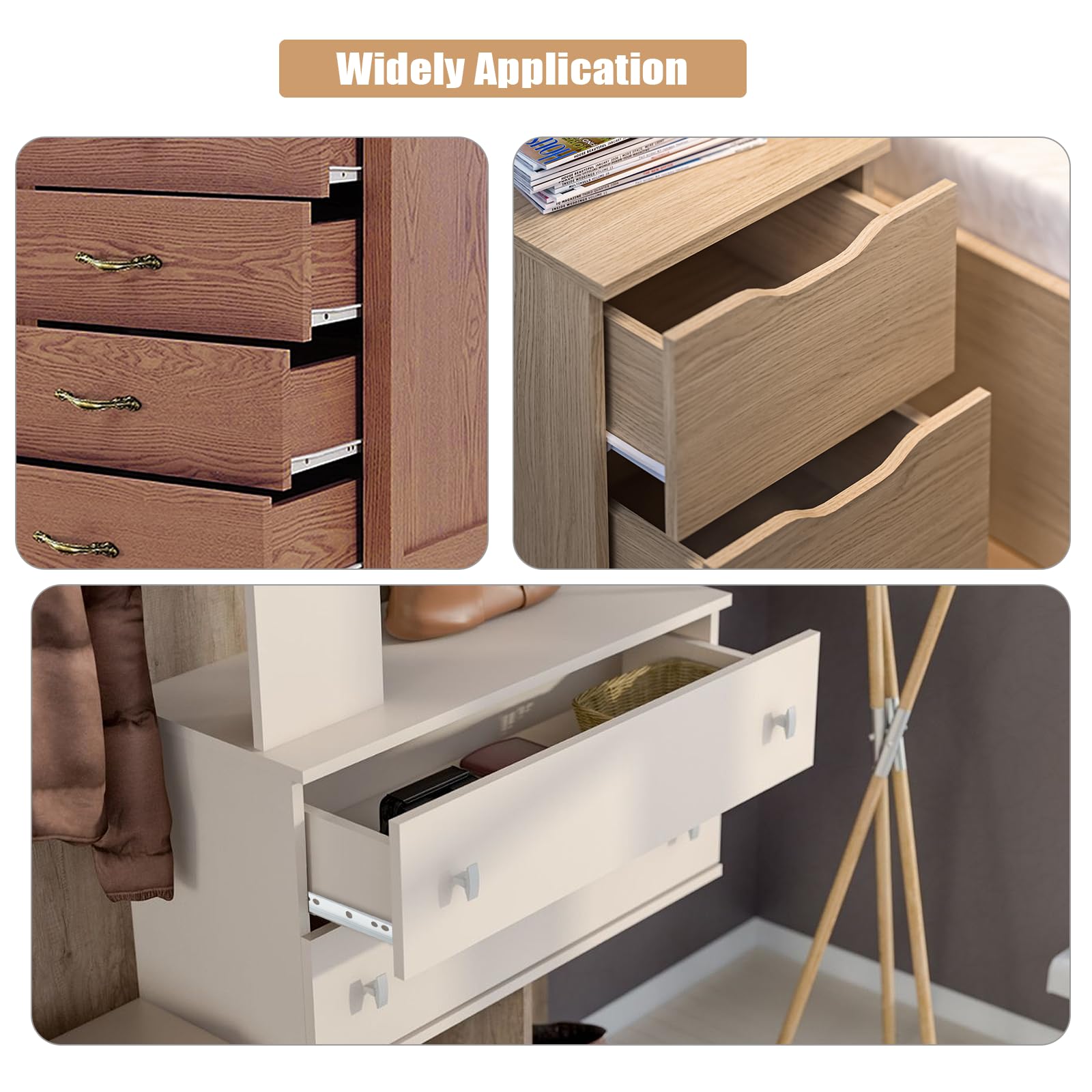 14 Inch Drawer Slides - Smooth & Durable -7 14 Inch Drawer Slides - Smooth & Durable -7