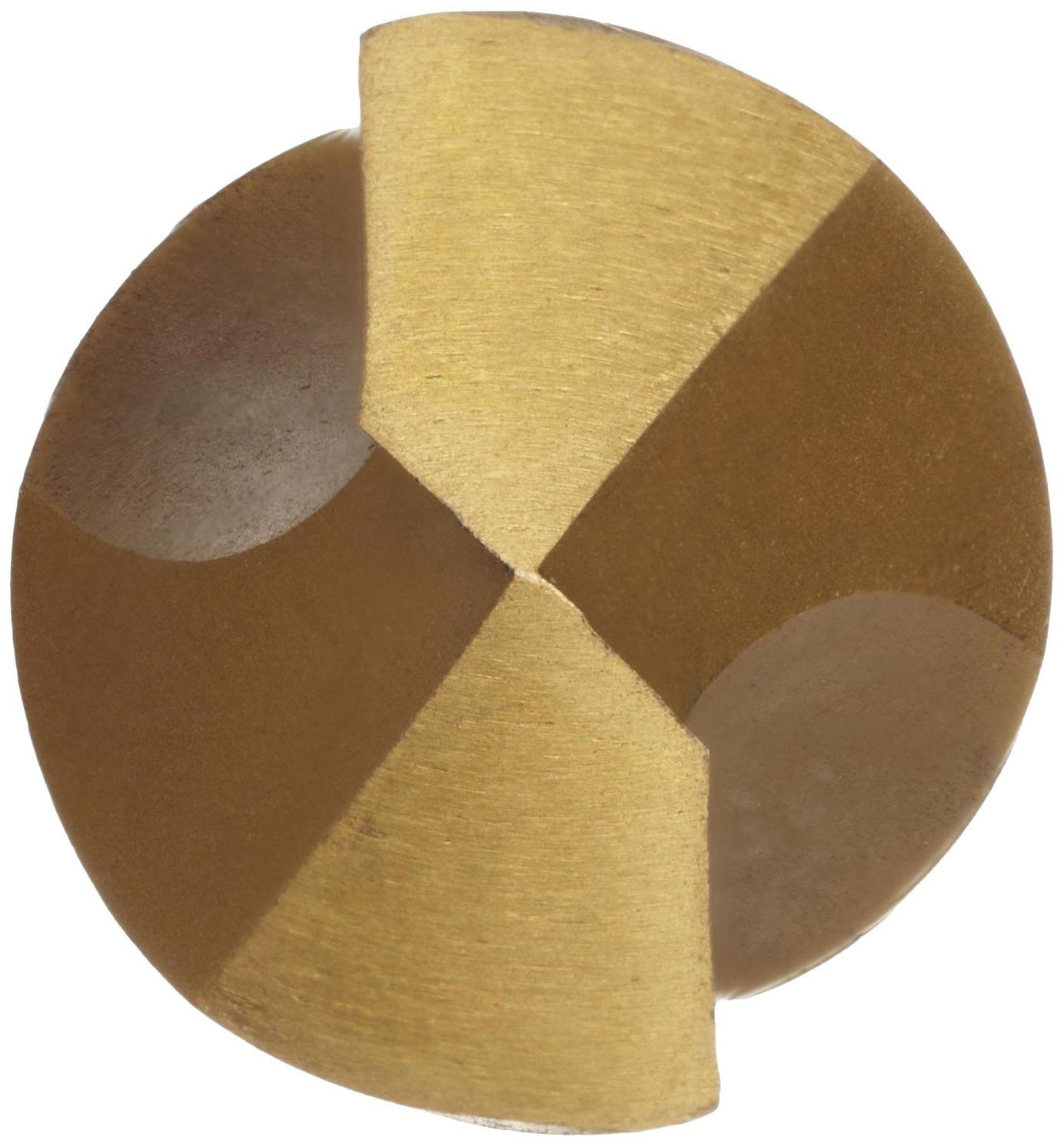 Chicago Latrobe 550ASP-TN Cobalt Steel Jobber Length Drill Bit, TiN Coated, Round Shank, 135 Degree Split Point, 9/64" Size (Pack of 12)
