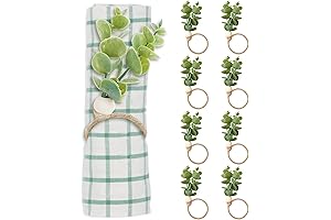 Spring Napkin Rings Set of 8