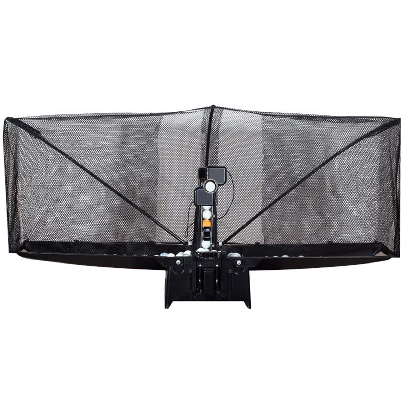 Robot Lanceur De Balles Tennis De Table – Réglage Vitesse, Effet, Fréquence, Arc – Avec Filet De Collecte – Pour Entraînement Maison Ou Club