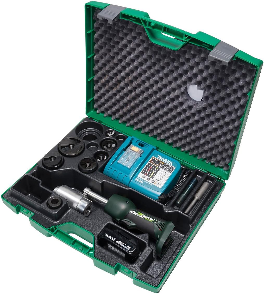 Greenlee LS50L11B Battery-Powered Knockout Punch Driver Tool Kit