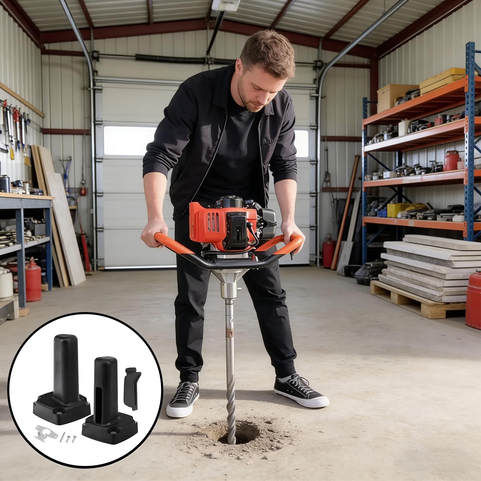 Poignée compatible avec 11247 11304 GSH27 USH27 et modèles similaires conçus pour réduire la fatigue de la main lors de l'utilisation. Poignée de réparation d'outils