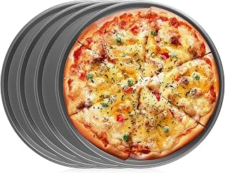 4 Stück Pizzablech Rund 28 cm