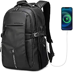 Mochila de viagem grande para homens, mochila compacta para laptop de 30L, mochila casual de negócios e fim de semana