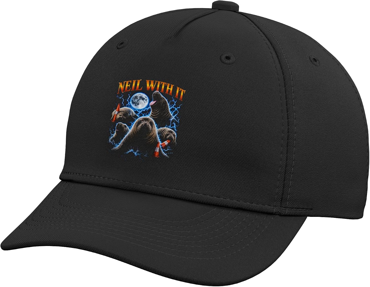Seal Meme Funny Boys Girls Women Men Gift Adjustable Baseball Hat