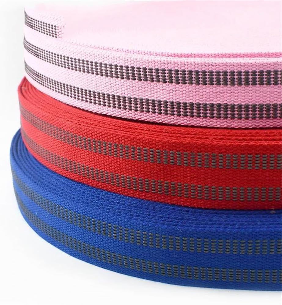 40Mm Colored Non Slip Cotton Webbing 2Mm Thick Ribbon Bag Strap Yoga Belt Binding Decor Accessory RoyalBlue 40mm-10Meters