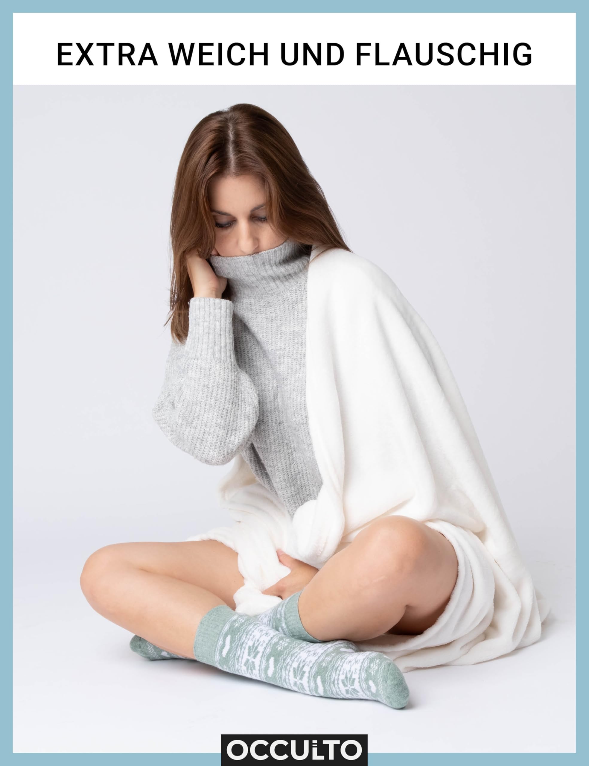 Occulto Damen Norweger Socken 6er Pack (Modell: Frida)