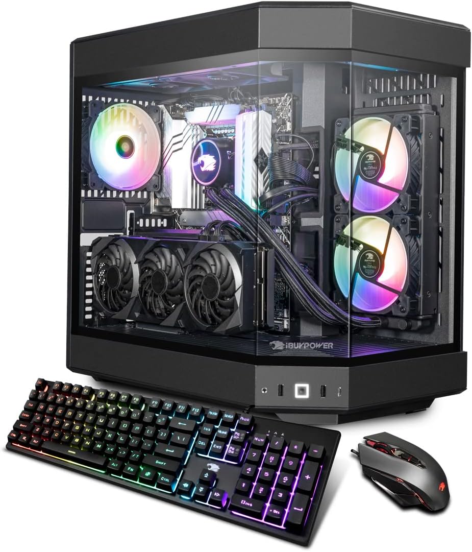 iBUYPOWER Pro Gaming PC Computer Desktop Y60265i (Intel Core i7-12700KF 3.6GHz, Nvidia Geforce RTX 3070 8 GB, 32 GB DDR4 RGB, 1 TB NVMe, RGB Fans, WiFi Ready, Windows 11 Home)
