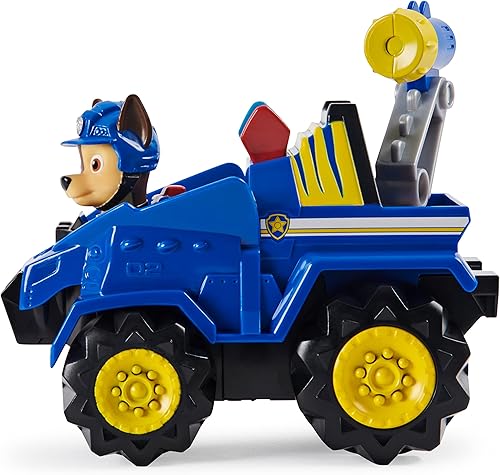 Miniatura 5 de Paw Patrol 6059512 Dino Rescue Chase's Deluxe Rev Up Vehículo con figura de dinosaurio misterioso