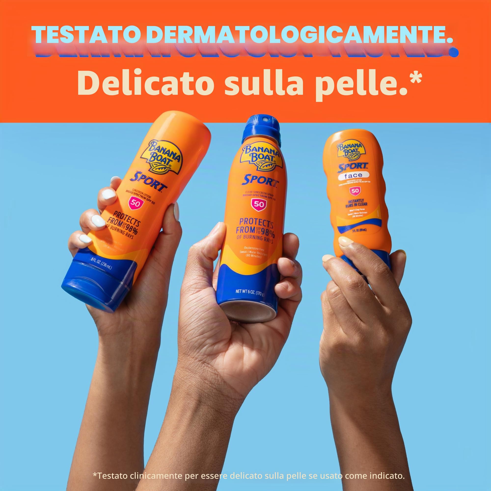 Banana Boat - spray protezione solare Ultra Mist Sport Performance ad ampio spettro, confezione doppia, SPF 30, 170 ml