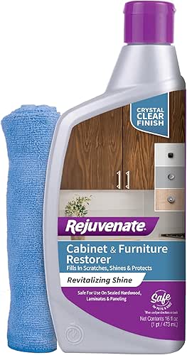 Rejuvenate Cabinet And Furniture Restorer Fills In Scratches, Shines And