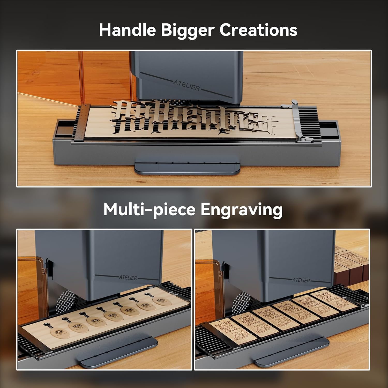 AtomStack R4 Conveyor Feeder Accessory - Only Suitable for the Atelier - Customise Larger Objects or Create Items in Batches.