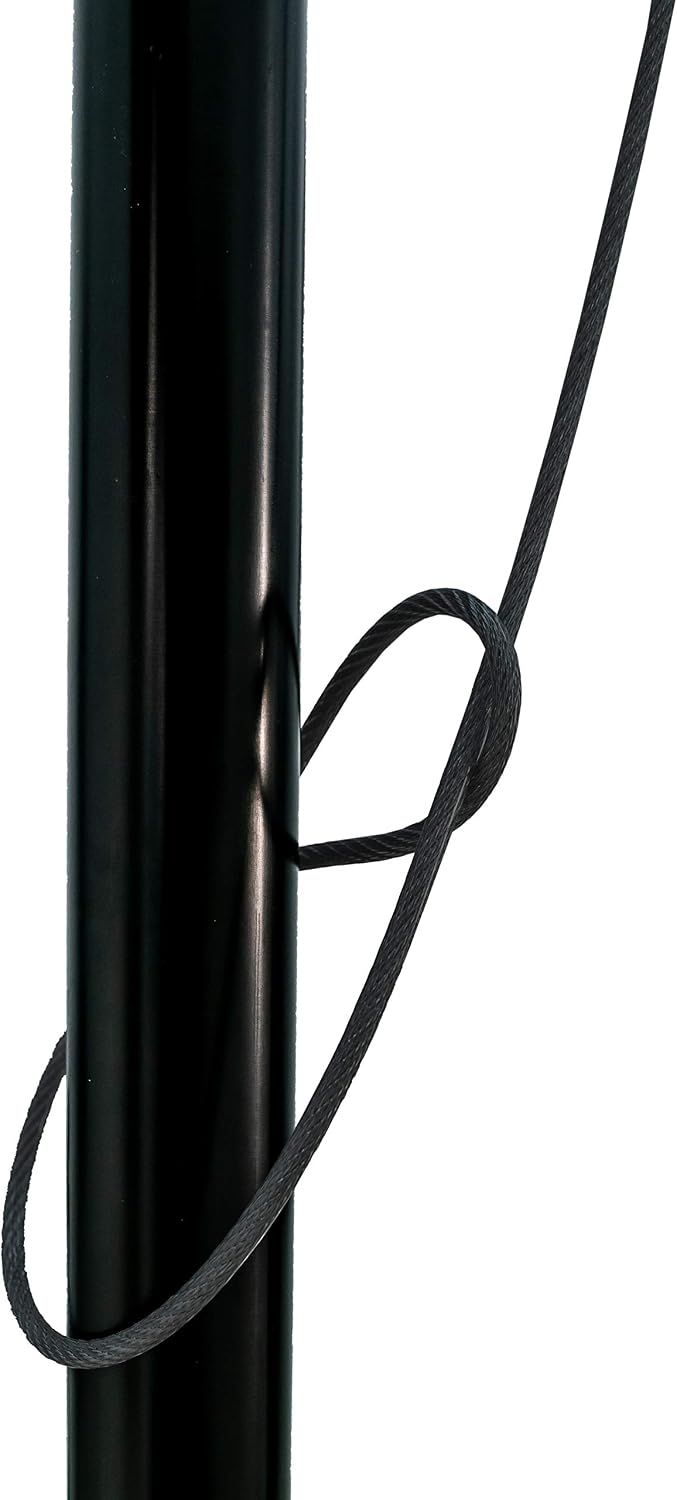 Steel Cable Lock- CTA Security Steel MK Compatible Cable and Lock System for Laptops, Desktops, & Other Devices - Compatible with Standard Kensington Slots (LT-CABLEMK)
