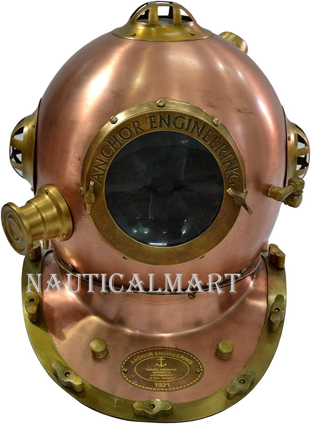 Divers Helmet Vintage Divers Helmet Replica Diving Helmet Brass Diver Helmet - Anchor Engineering