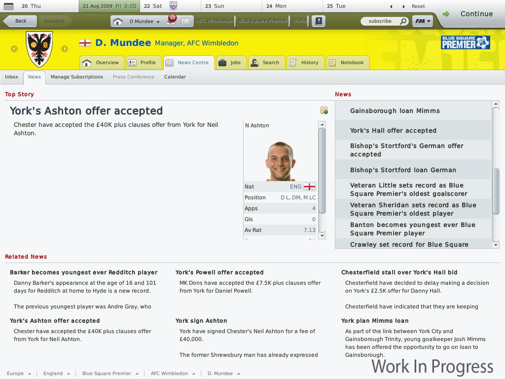 [Import Anglais]Football Manager 2010 Game PC & MAC
