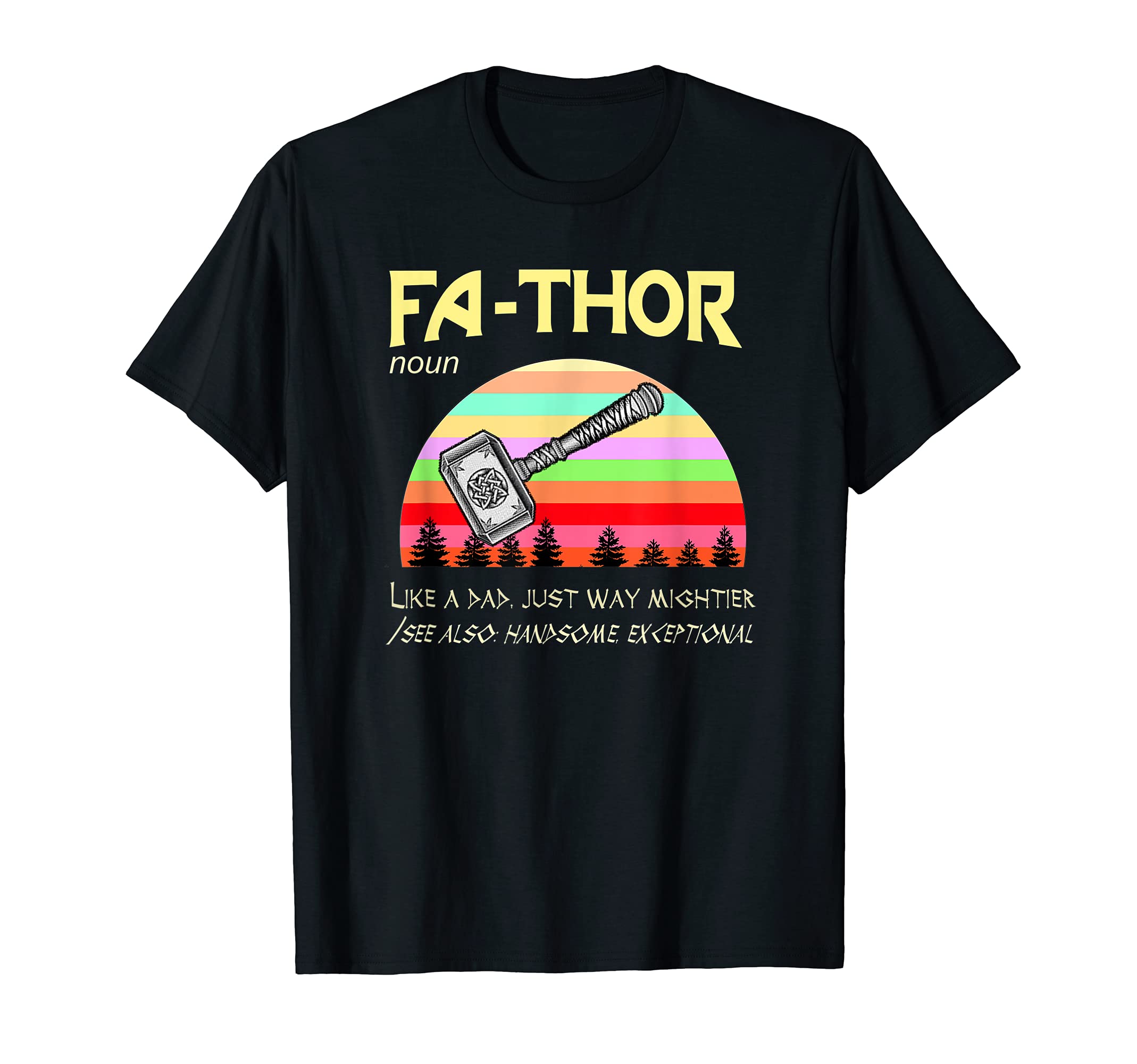 Fathor - Father and Thor - Hero Norse God T-Shirt