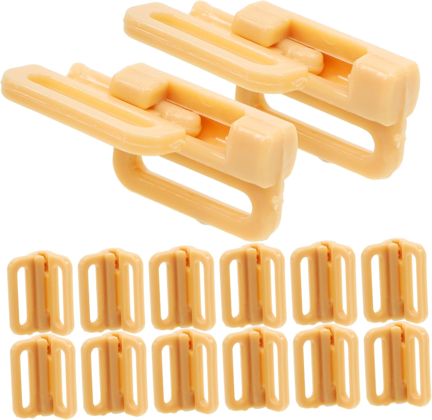 400 Sets Front Clasp Buckles for Breastfeeding Bras Easy to Replace Fasteners Skin Color Design Durable and Convenient Underwear Accessories